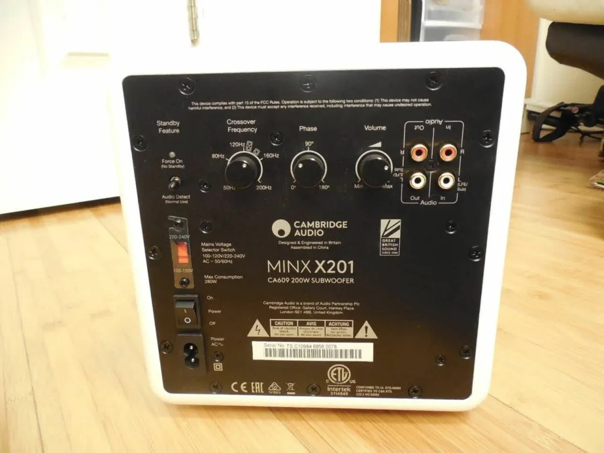 Cambridge Audio Minx X201 Active Subwoofer - Image 4