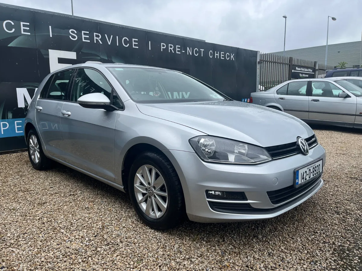 VW GOLF, 2014, 1.2, NCT AND TAX, VERY LOW KMS - Image 1