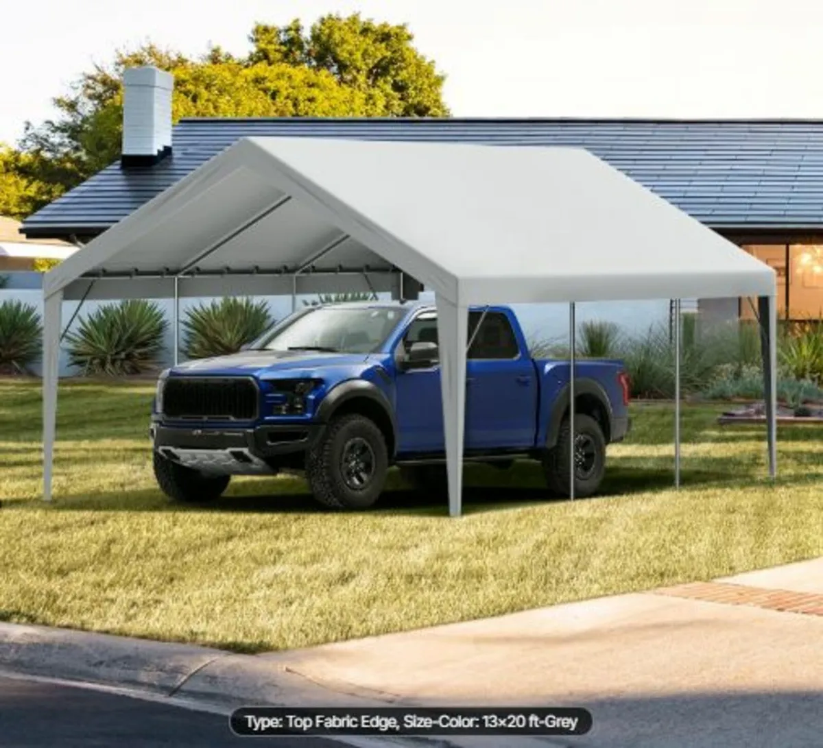 Carport Replacement Canopy Cover 13 x 20 ft, - Image 4