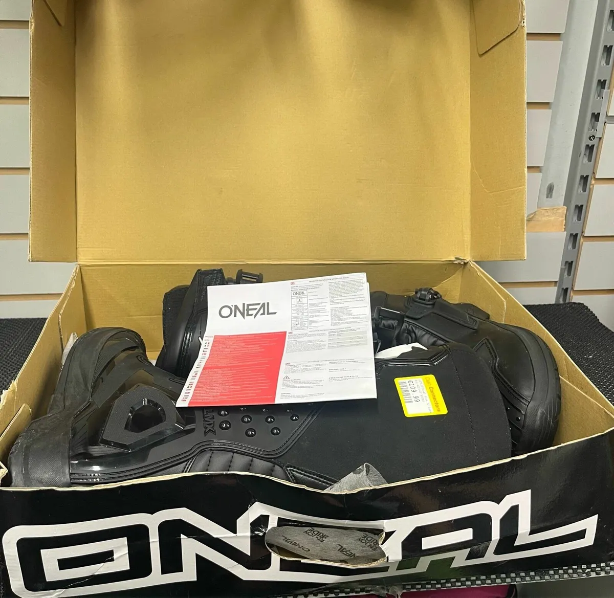 Oneal Size 12 Motorcycle Boots - Image 4