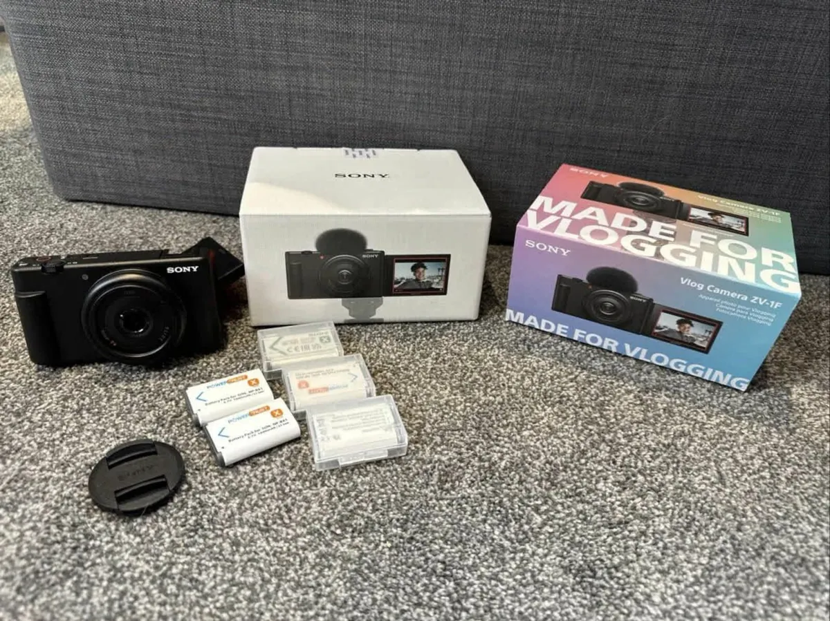 Sony ZV-1F Vlogging Camera - Image 1