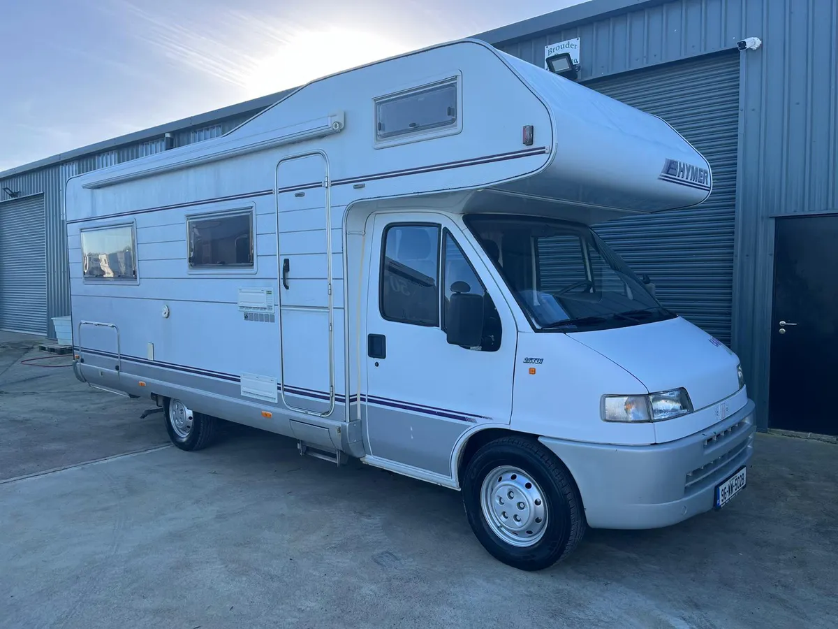 HYMER 6 BERTH FIXED REAR BED SPOTLESS CVRT  02/26 - Image 1