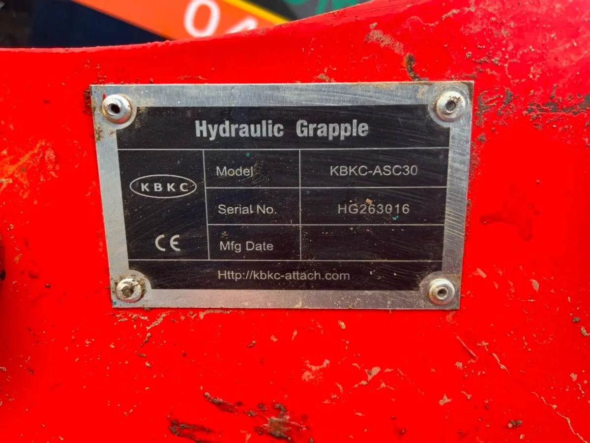 UNUSED MINI DIGGER HYDRAULIC GRAPPLE...7212. - Image 4