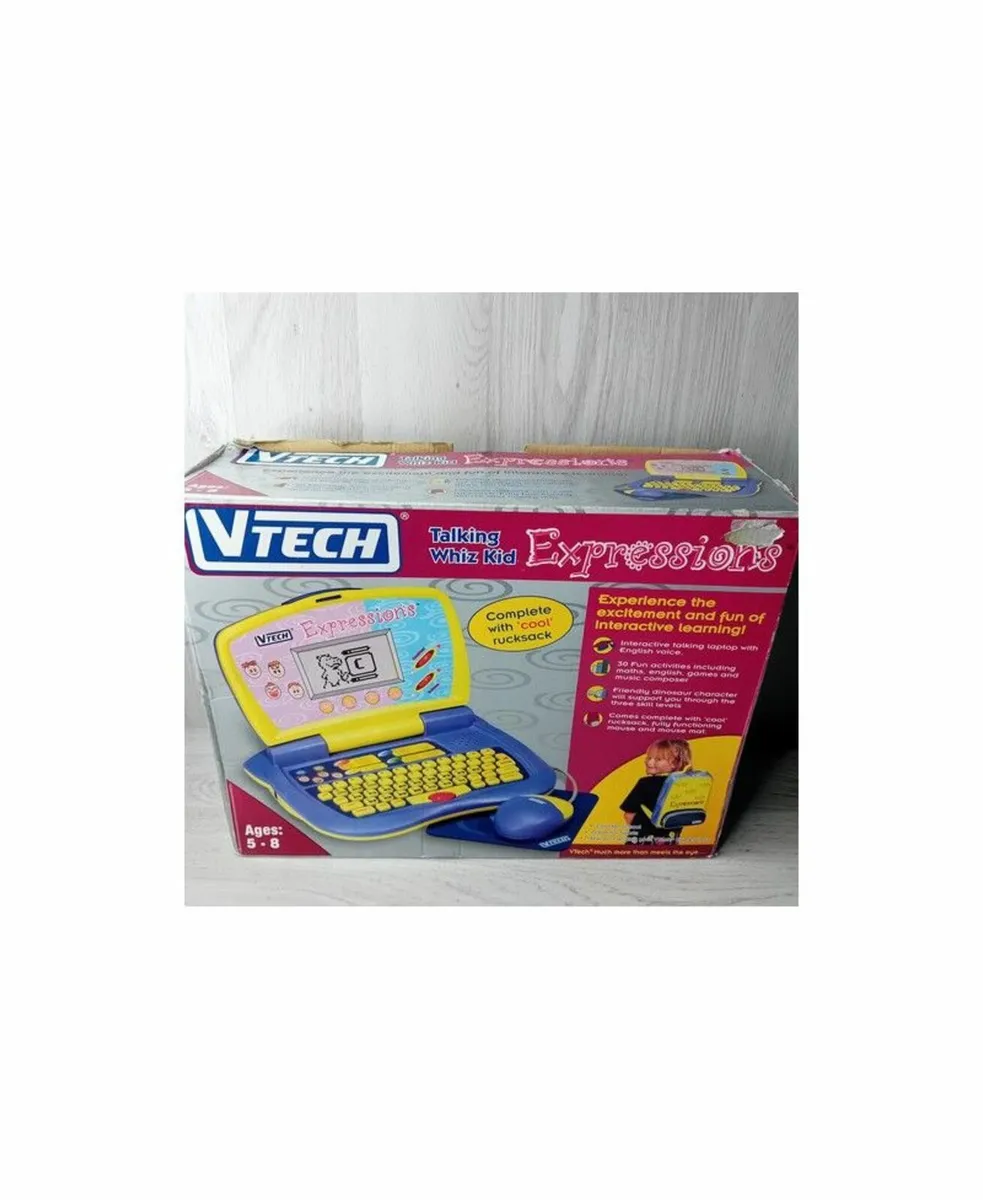 VTECH TALKING WHIZ KID EXPRESSIONS COMPUTER NEW