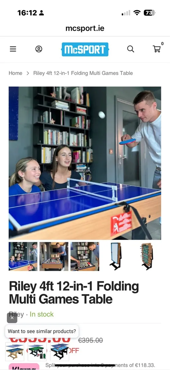 Multi Sports football table - Image 3