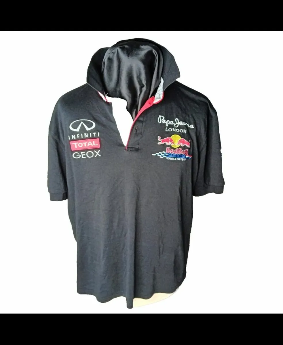 RED BULL TEAM FORMULA 1 F1 RACING POLO SHIRT