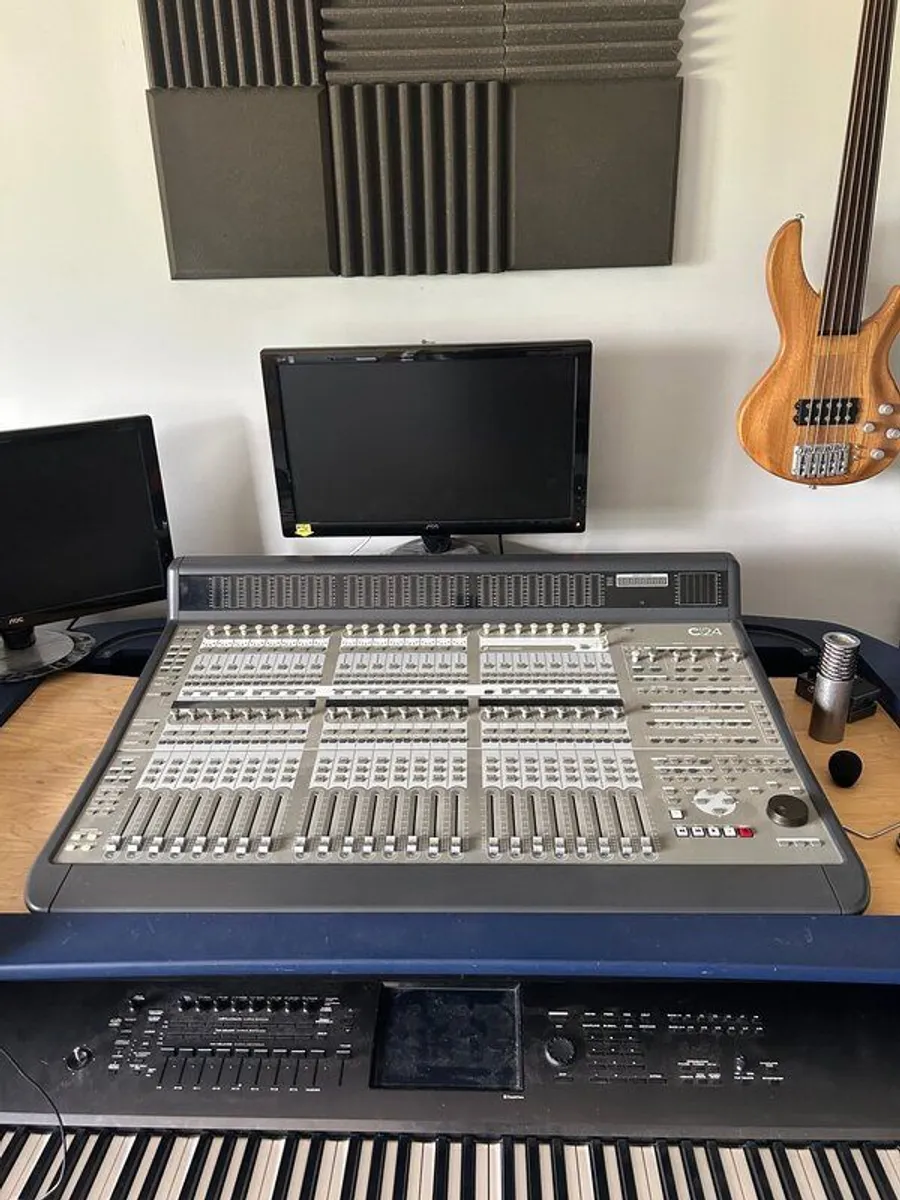 Studio mixing desk