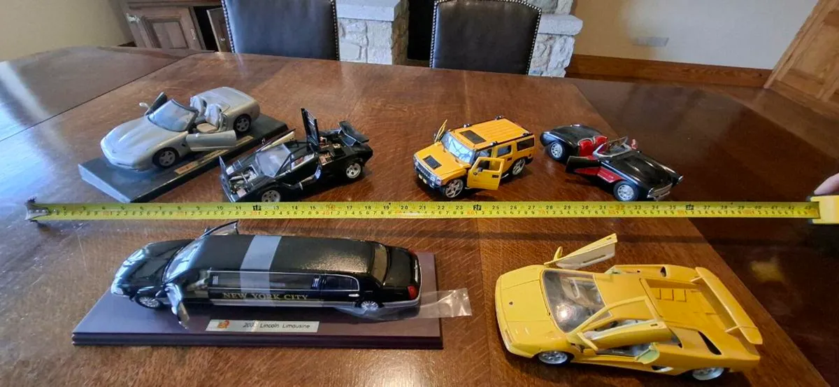 Model vintage cars x 6 - Image 2
