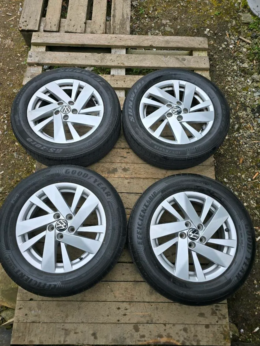 Sets of 5x100 Alloys For Sale 15" & 16" VW, Skoda - Image 2