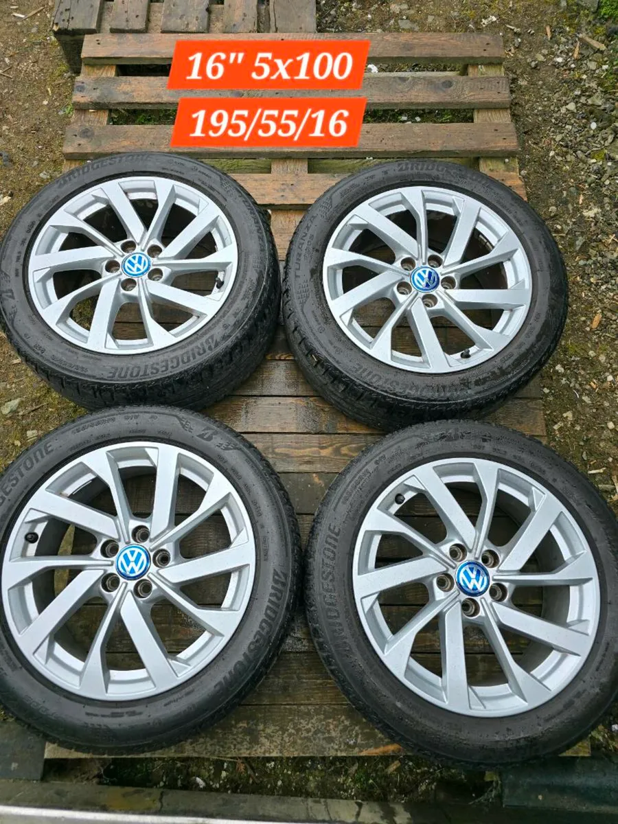 Sets of 5x100 Alloys For Sale 15" & 16" VW, Skoda - Image 4