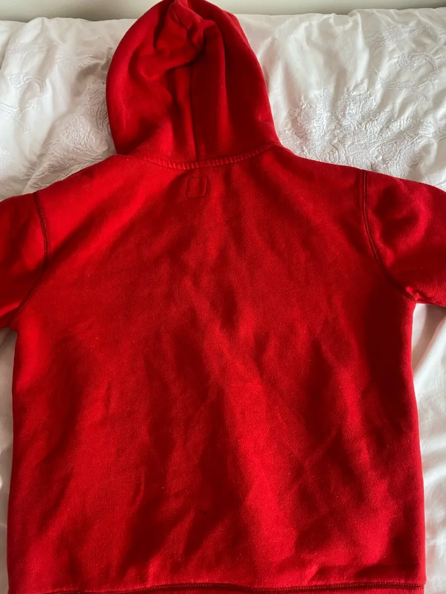 Vintage Red GAP Kids Hoodie - Size 10-11 - Image 3