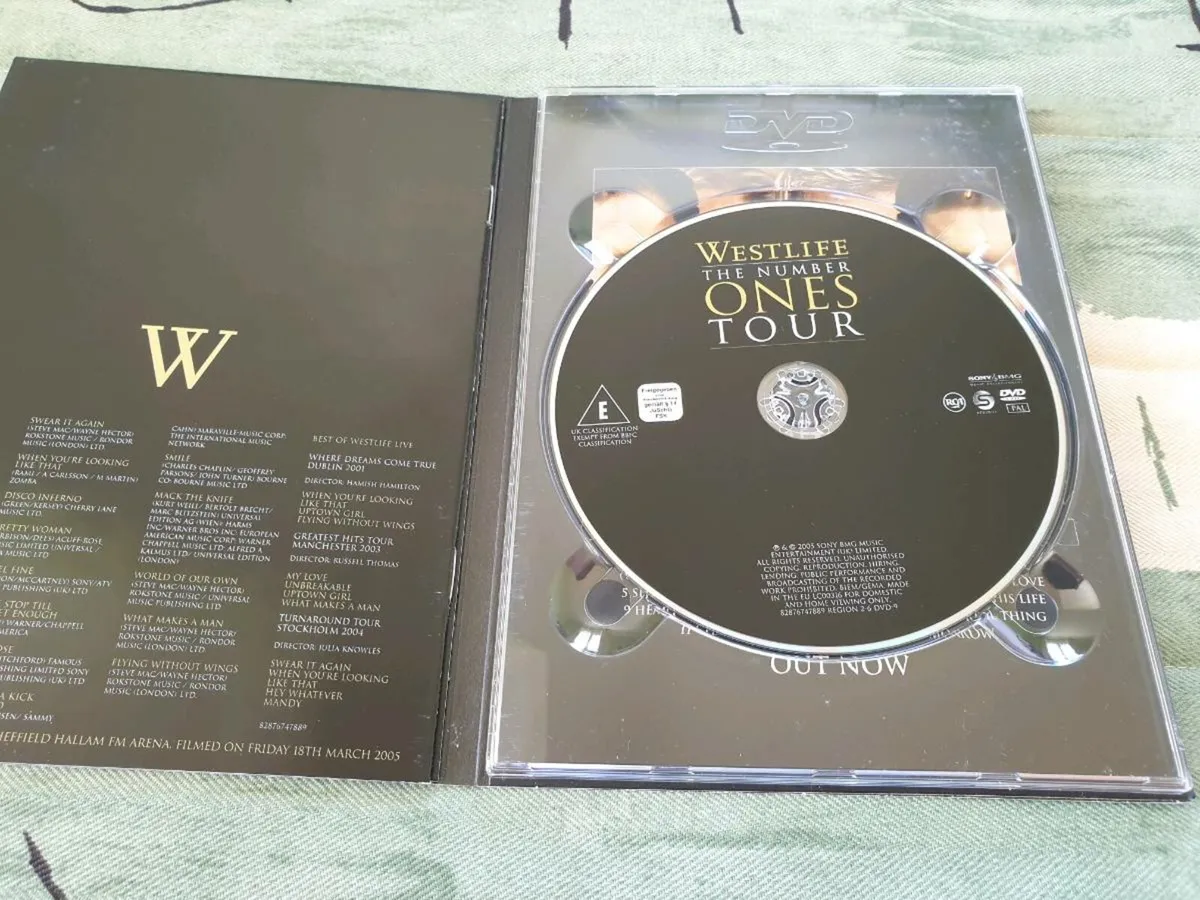 Westlife The Number Ones Tour 2005 DVD - Image 2