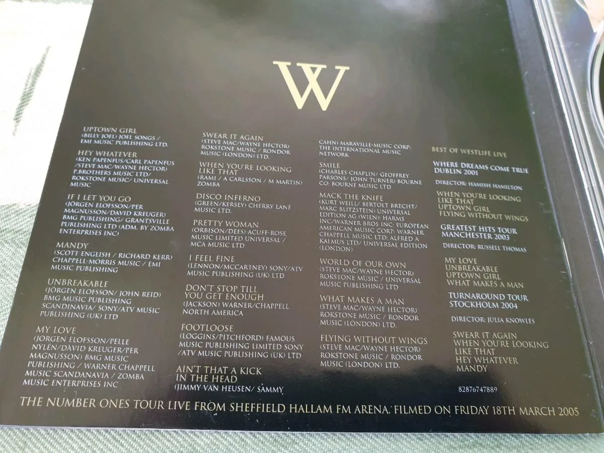 Westlife The Number Ones Tour 2005 DVD - Image 3