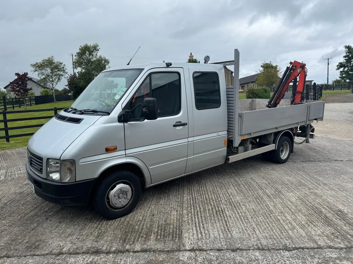 Volkswagen lt46 Dropside Palfinger crane Van 2.8 - Image 2
