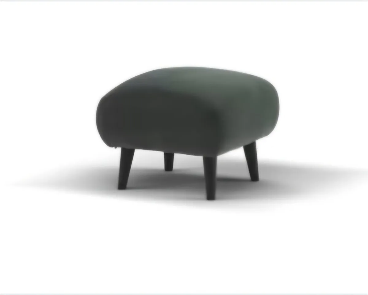 Brand New Sofology Bellona Charcoal Grey Footstool - Image 1