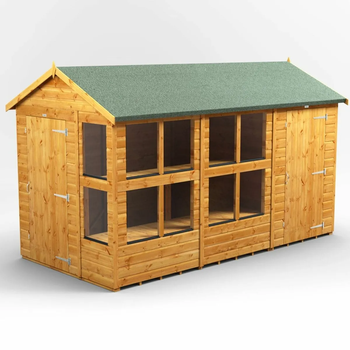 12x6 Deluxe  Potting Shed with a 4 Foot Store - Image 2