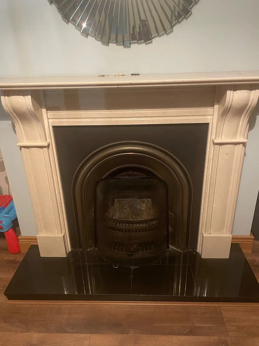 Marble fireplace - Image 2