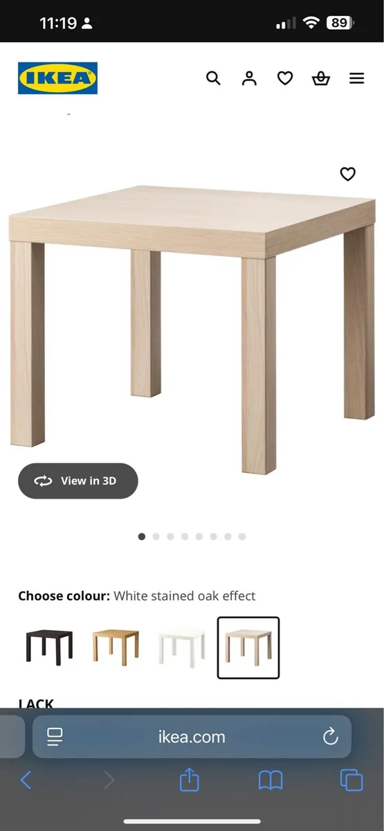 IKEA side table - Image 1