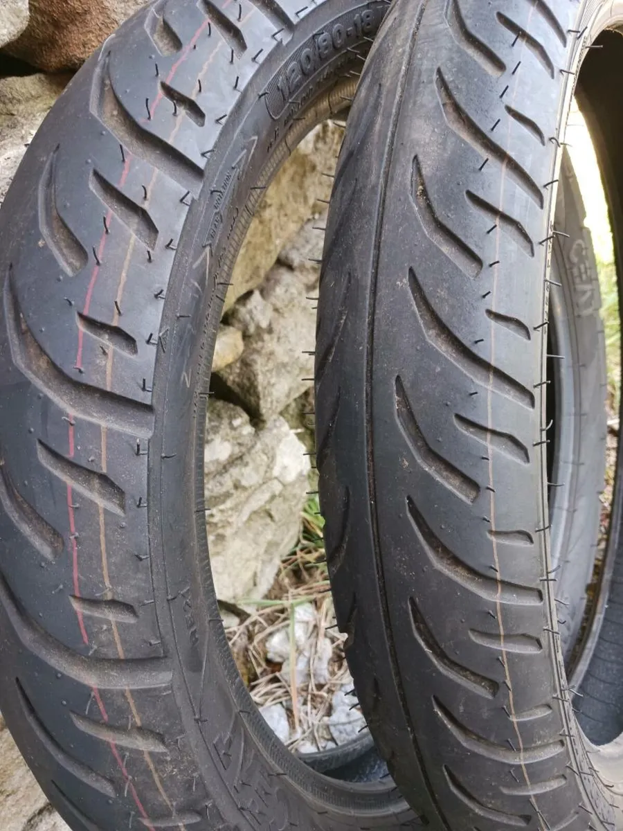 Tyres: Royal Enfield Classic 350, and BSA Gold Sta - Image 1