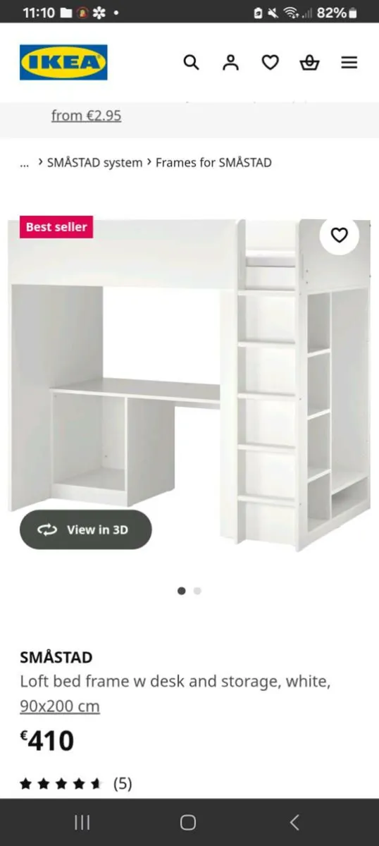 Loft bed - Image 1