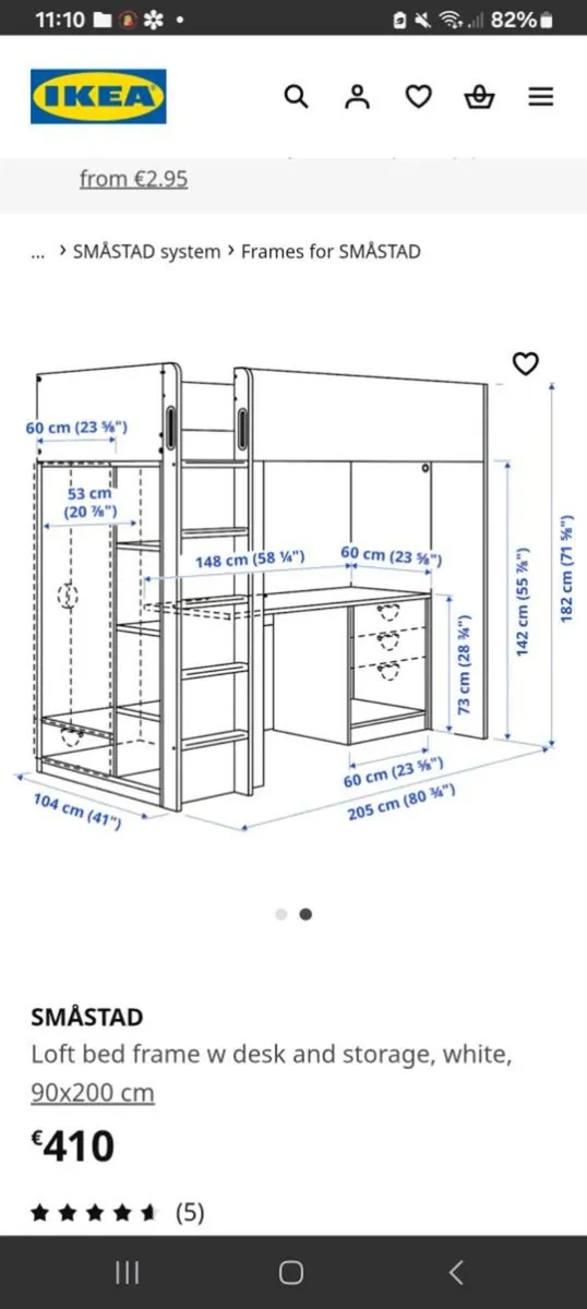 Loft bed - Image 2