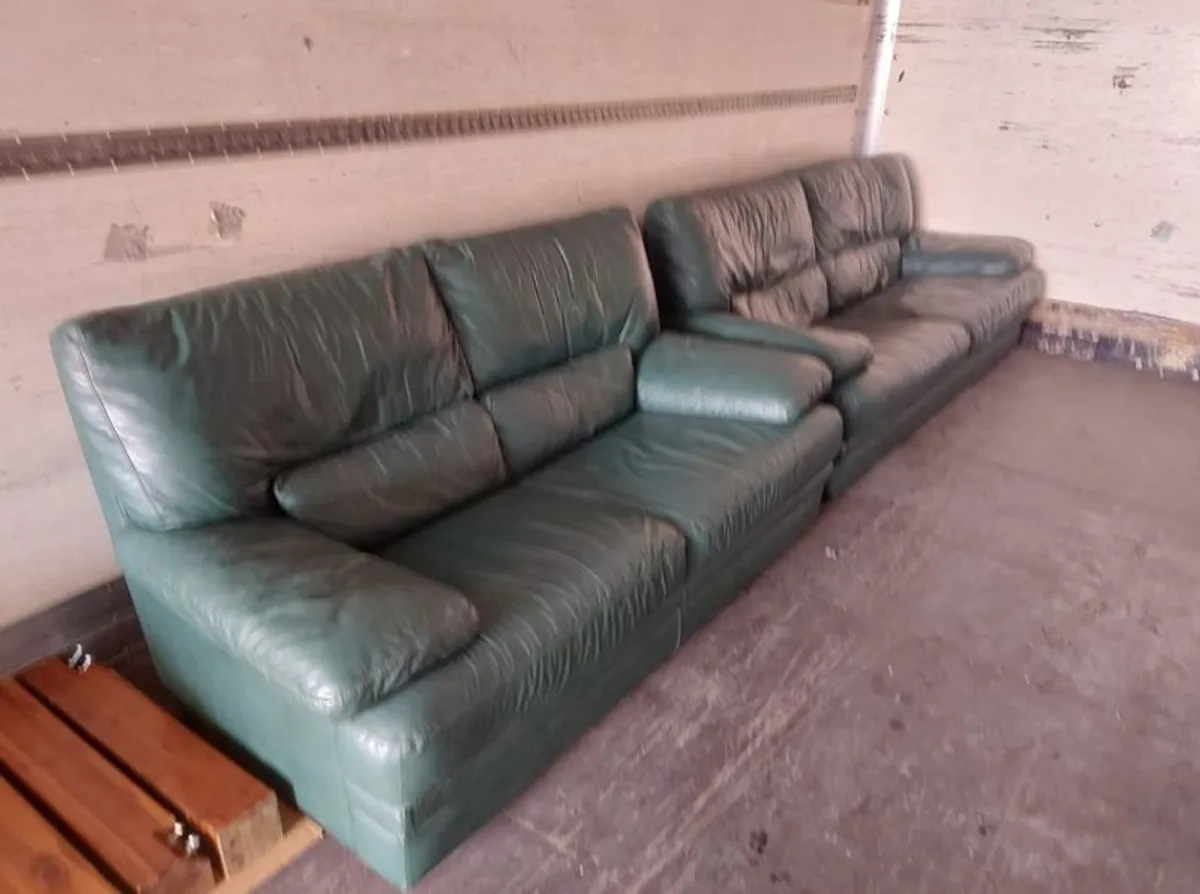 Leather Sofa - Image 3