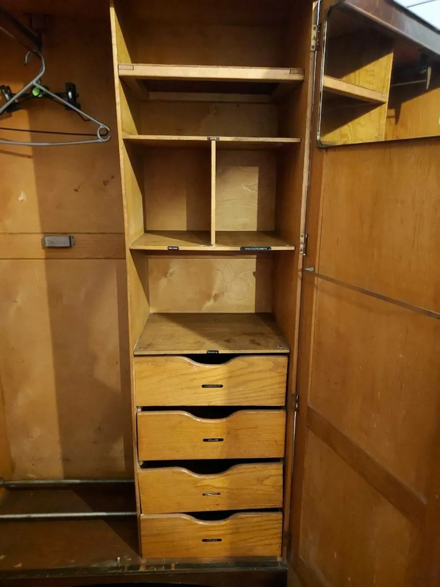 Two Vintage Wardrobes - Image 4