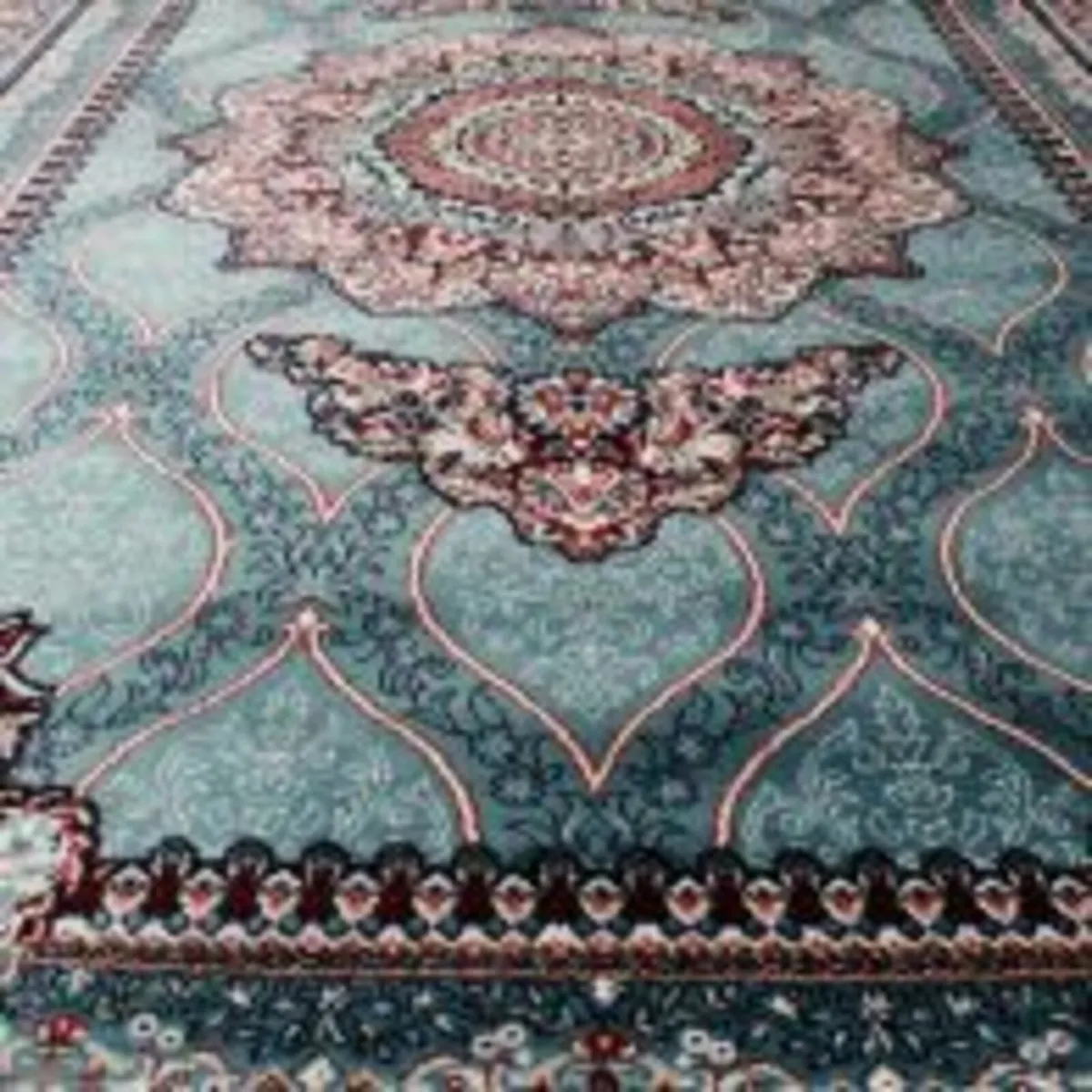 Oriental Style Blue Tabriz Rug Timeless Persian-In - Image 2