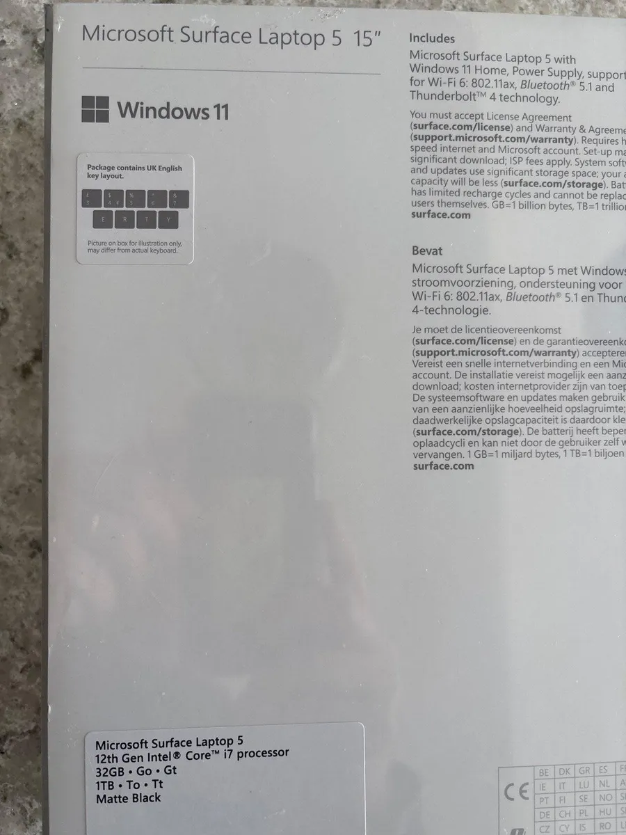 New Microsoft surface laptop 5 for sale, 15”, 1TB - Image 2