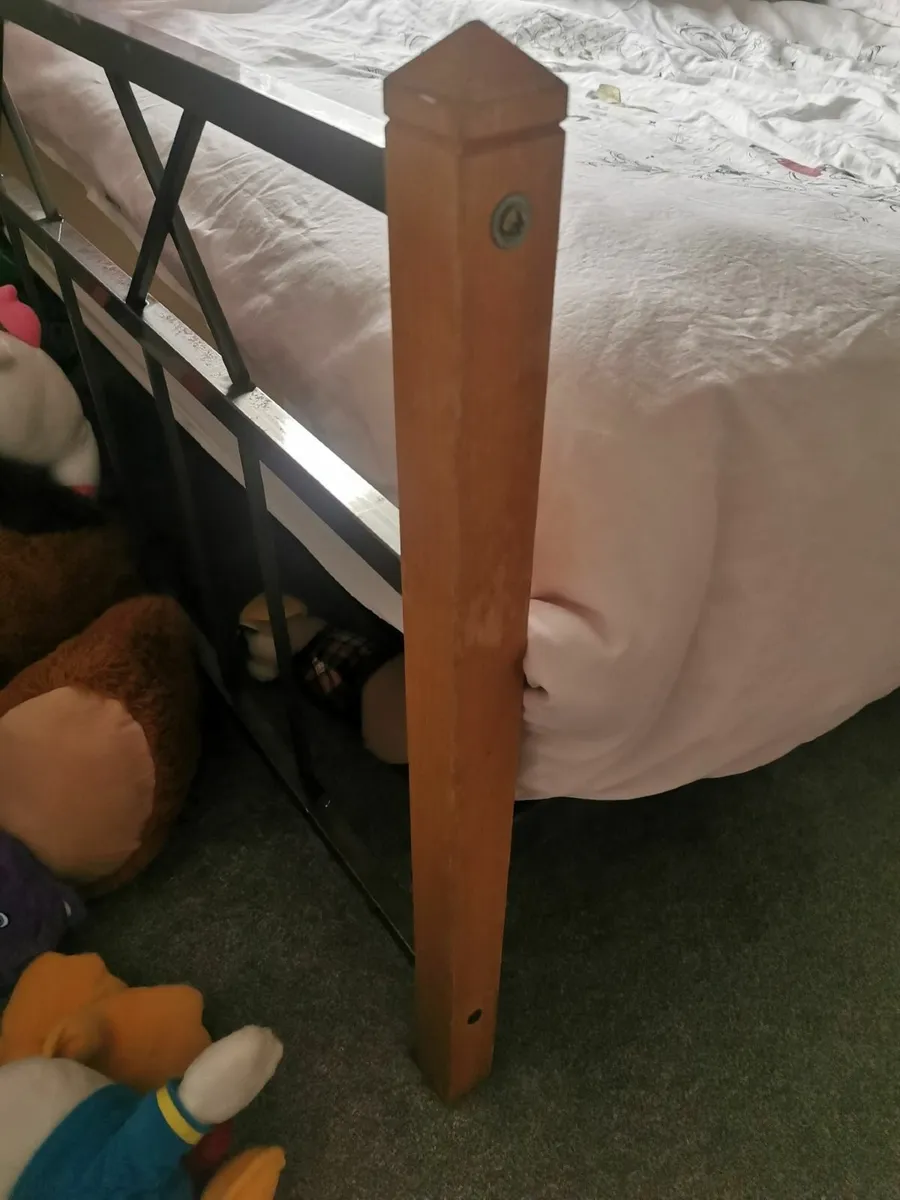 Double bed frame no mattress - Image 4