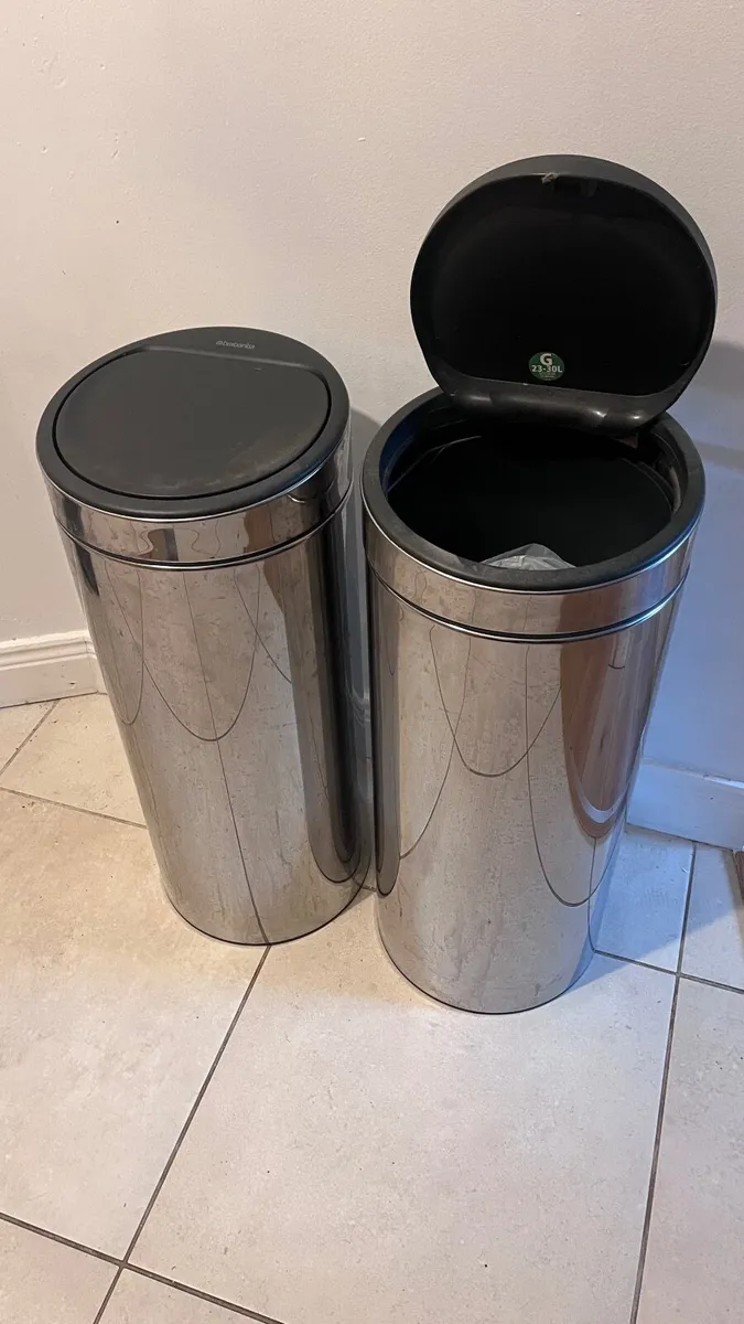Brabantia Kitchen Bins – Set of 2 – €40 - Image 1