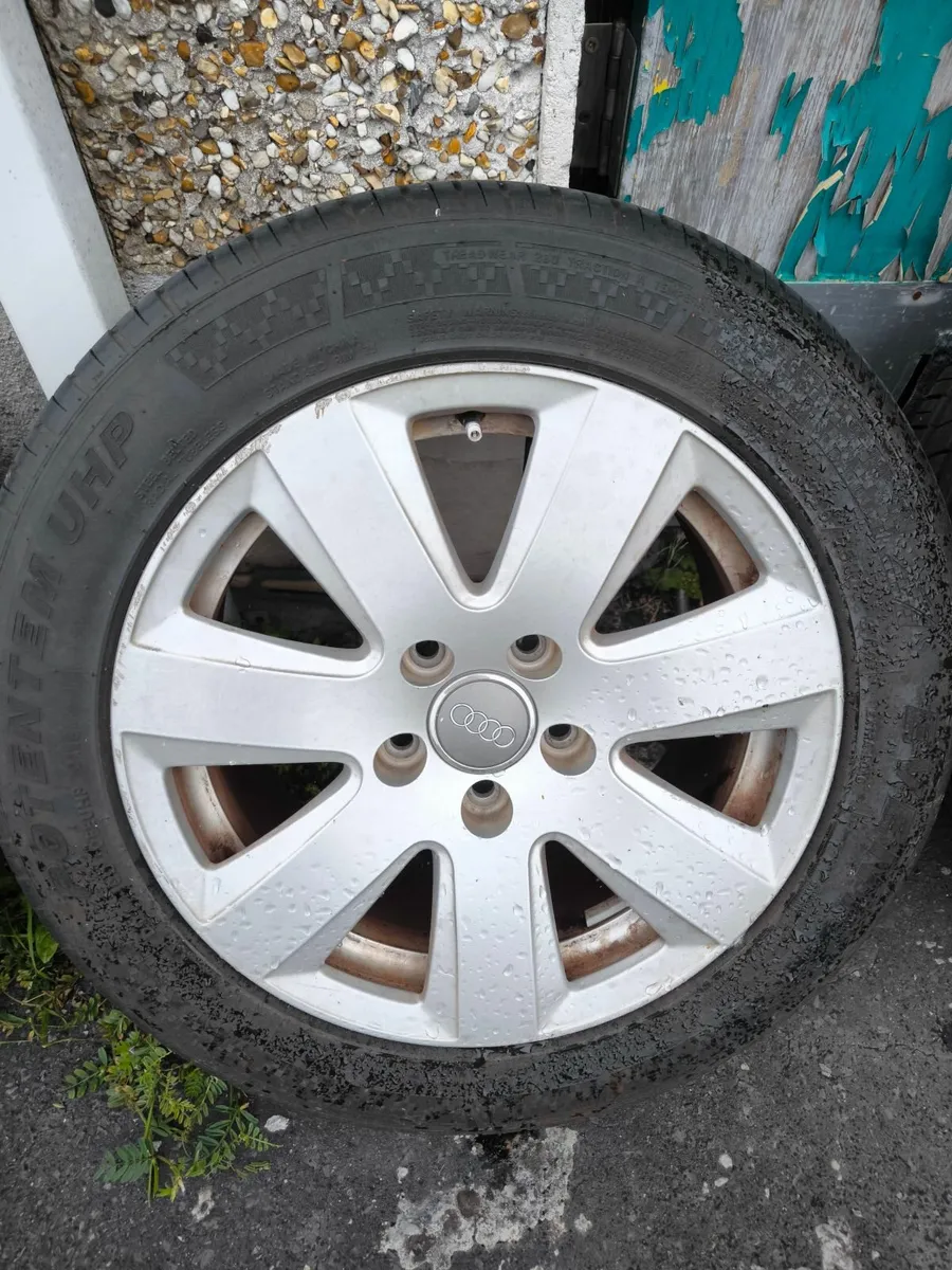 AUDI a4 alloys 215/65/16 good tyres for NCT! - Image 4