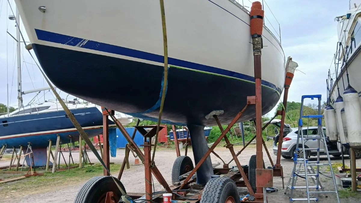 Boat trailer / yacht trailer - Image 1