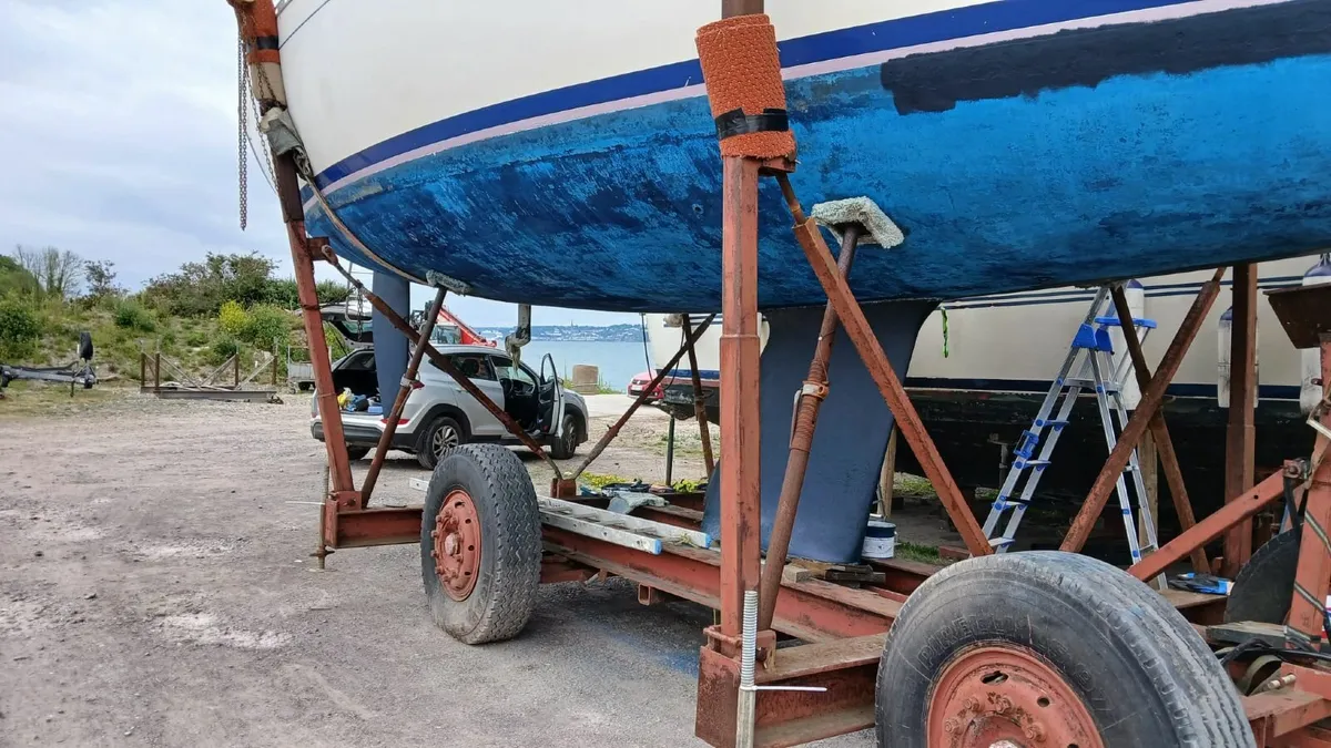 Boat trailer / yacht trailer - Image 3