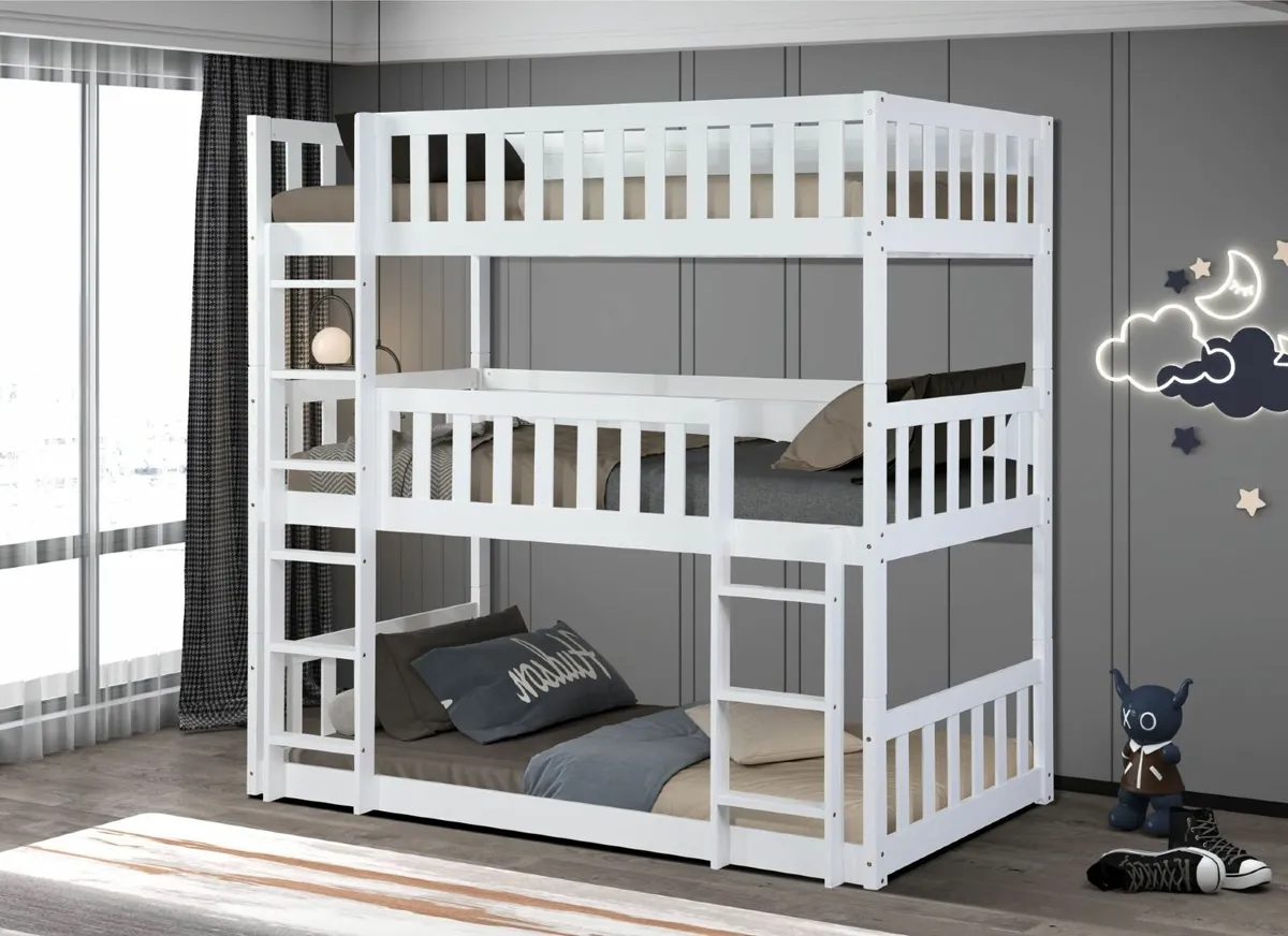 Bunk beds Triple Bunks Triplet Bunks Kids Beds