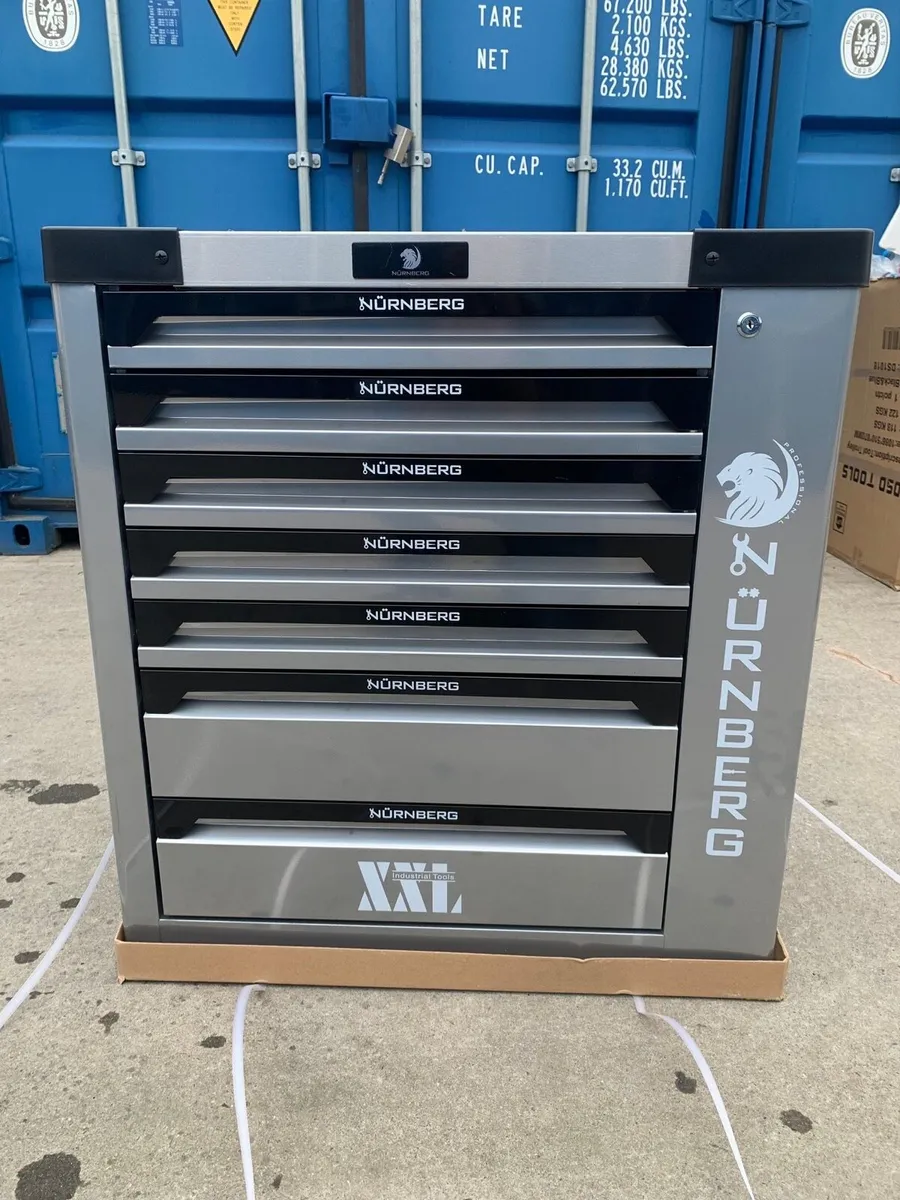Grey Nurnberg 7/6 Tool Box with Tools - Image 1