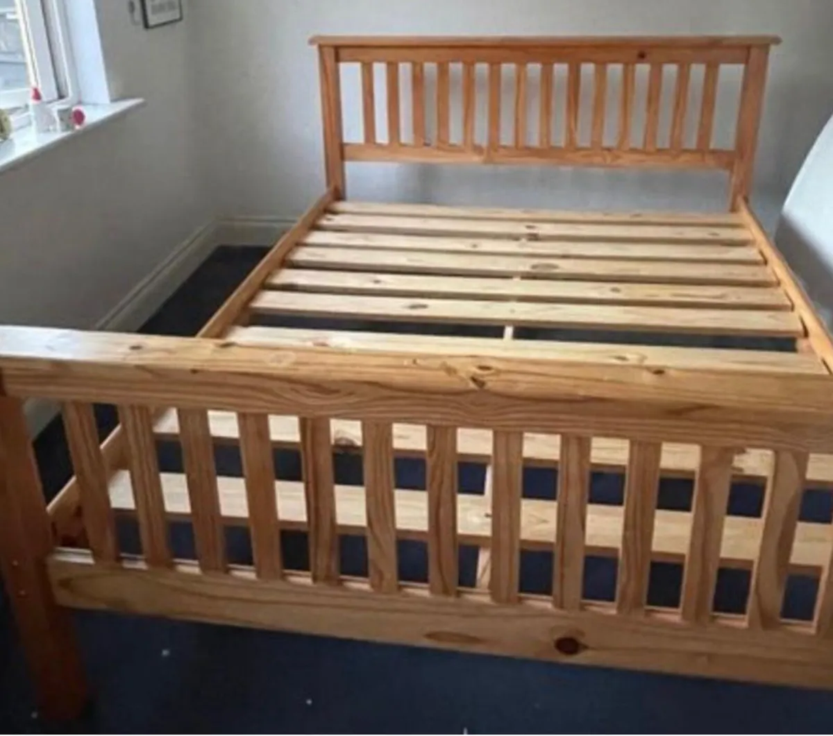 Queen Size Bed Frame - can deliver - Image 1