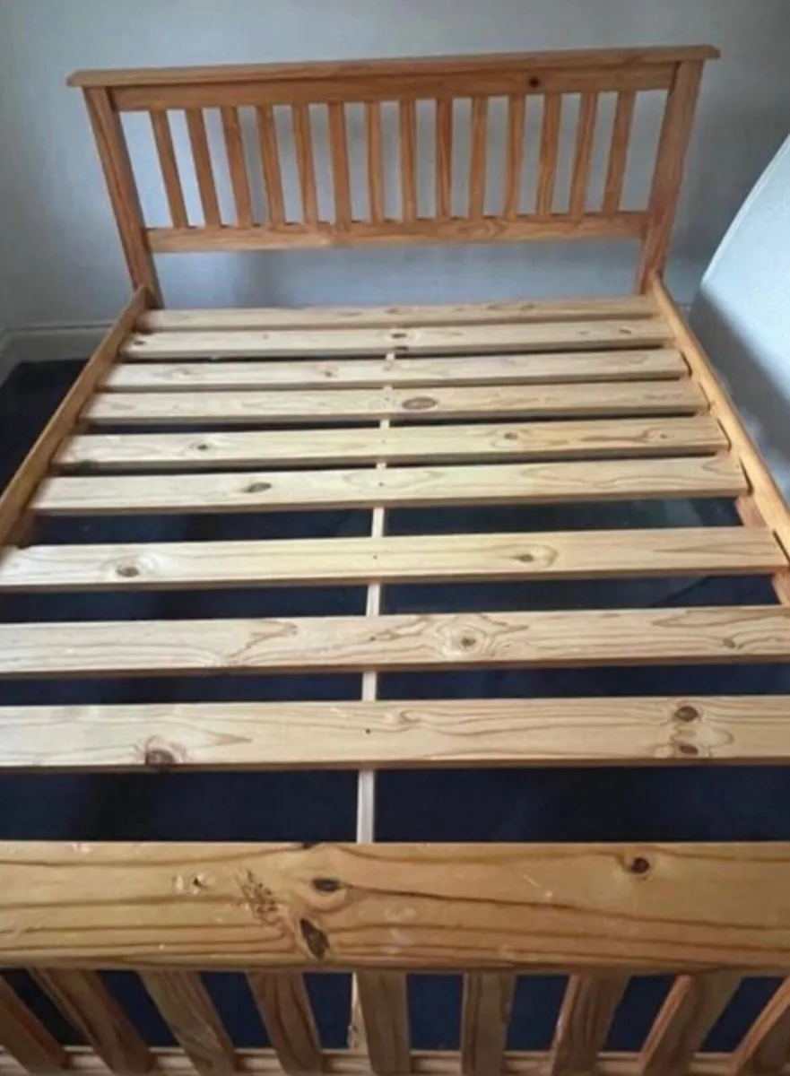 Queen Size Bed Frame - can deliver - Image 2