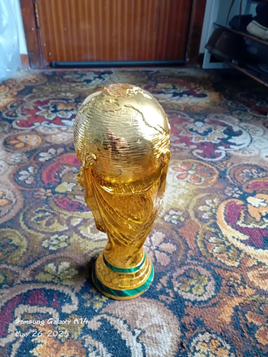 World cup trophy replica handmade - Image 1
