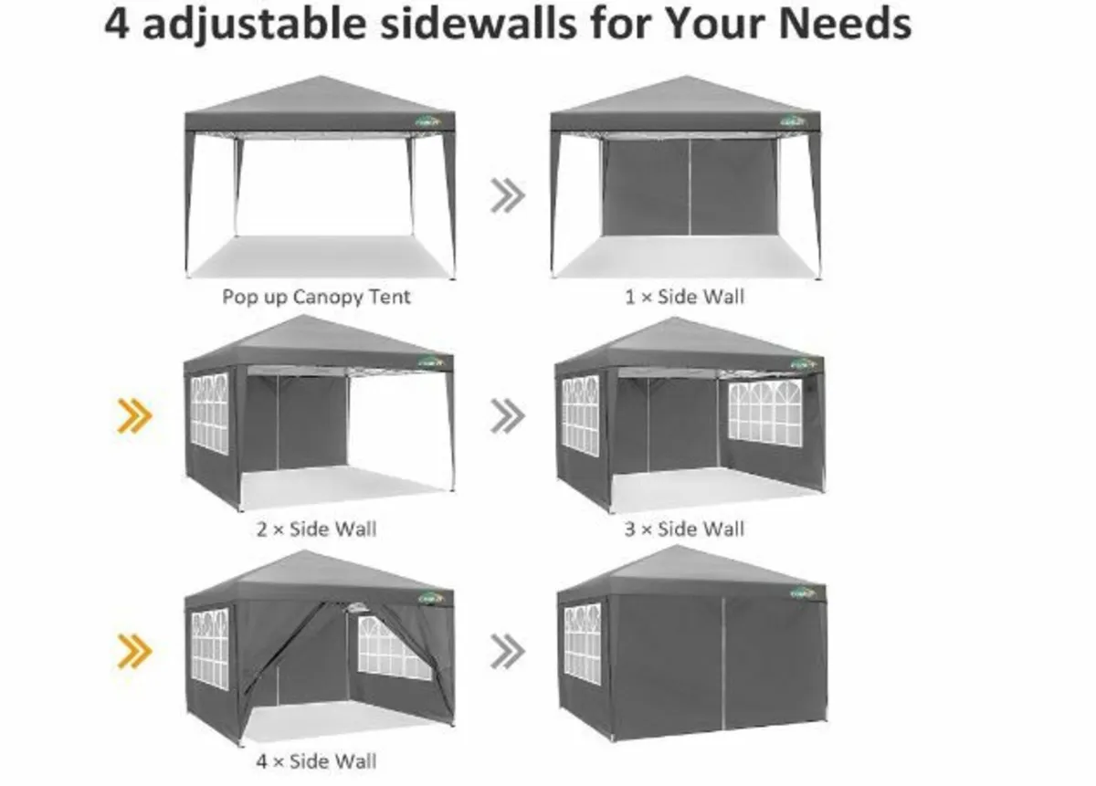 Gazebo 3 x 3 m Waterproof Stable - Image 3