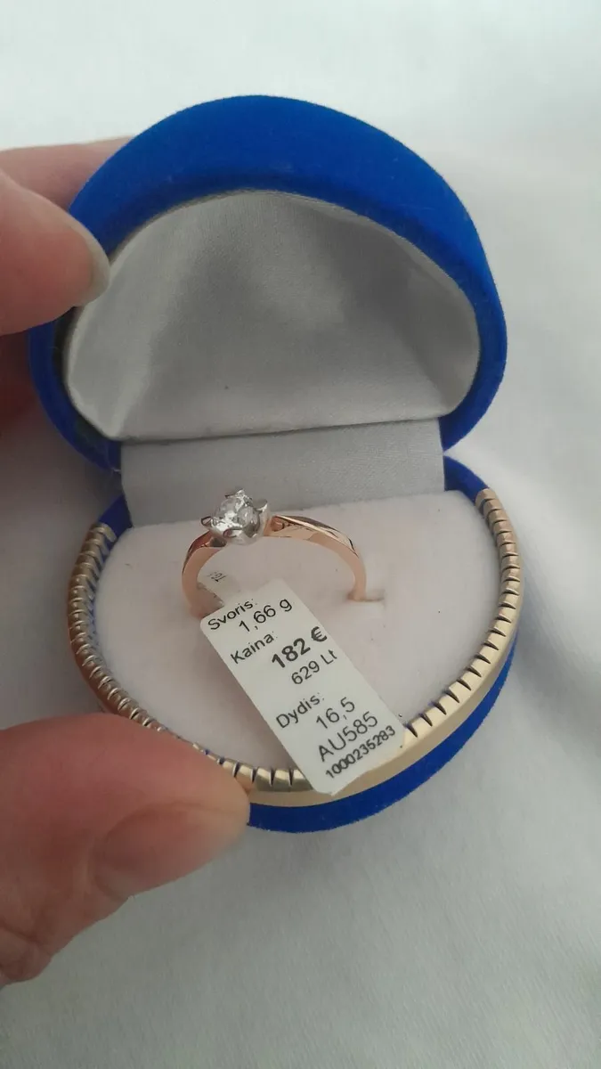 Gold ring 585 - Image 1