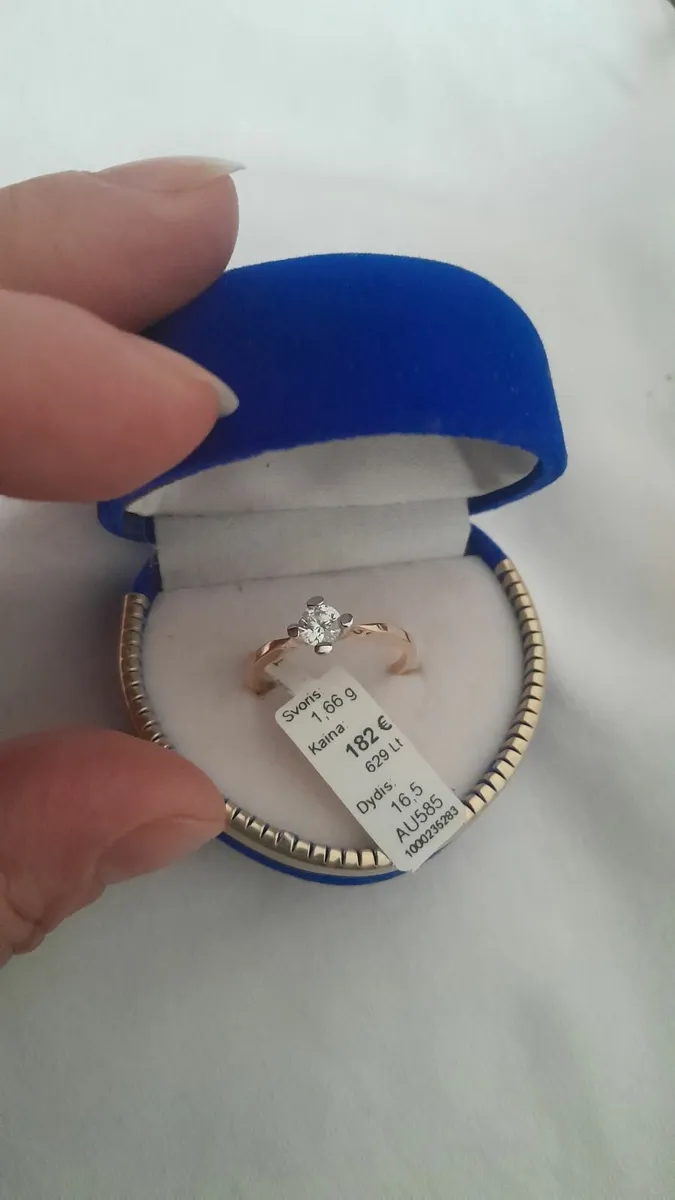 Gold ring 585 - Image 2