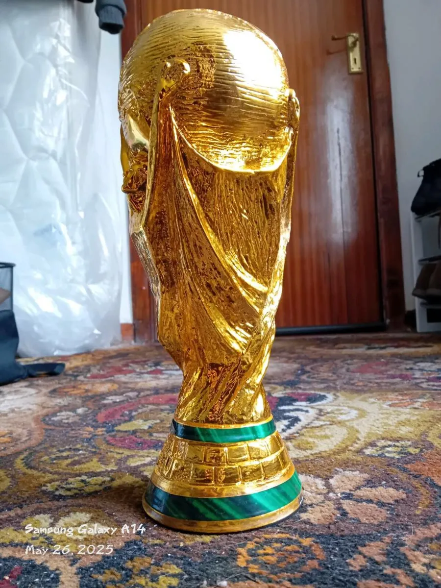 World cup trophy replica handmade - Image 2