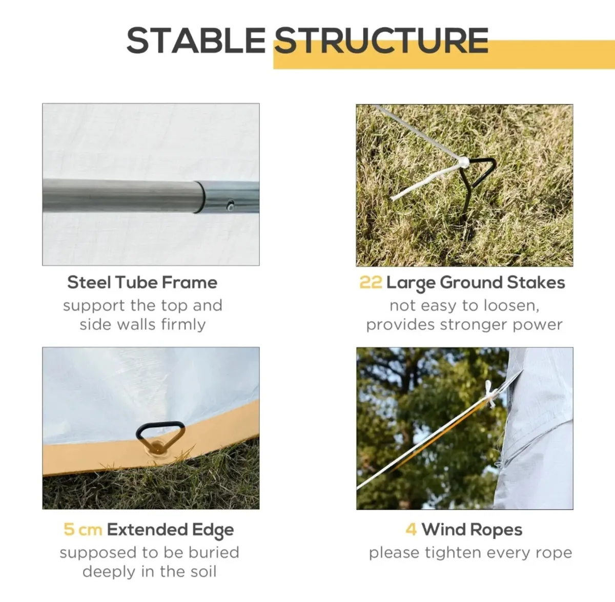 Heavy duty Marquee 8m×4m - Image 3