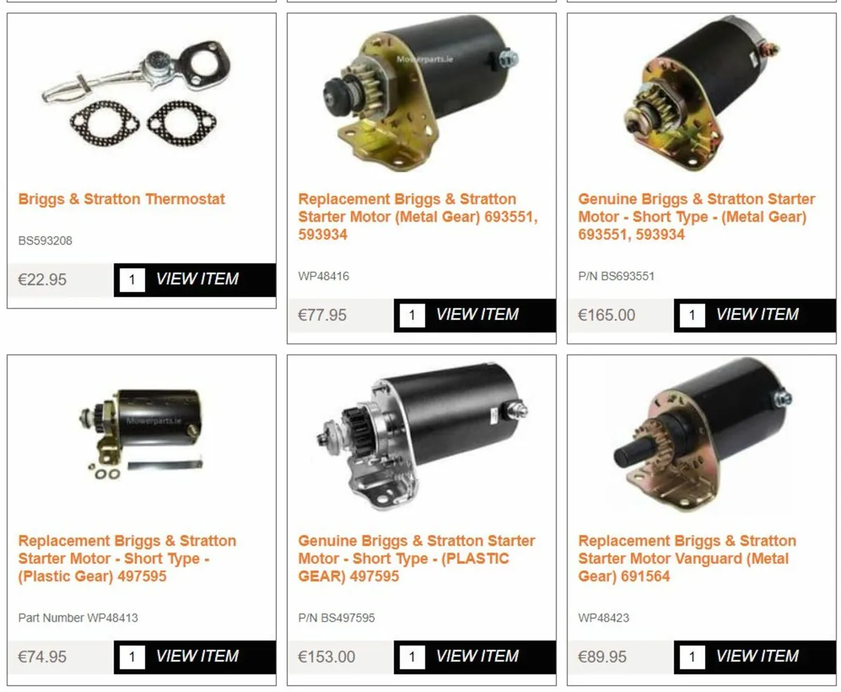 Briggs & Stratton Starter Motors - Image 4