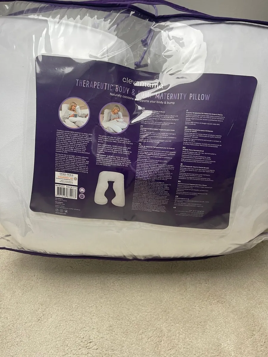 Clevamama Body & Bump Maternity Pillow - Image 2