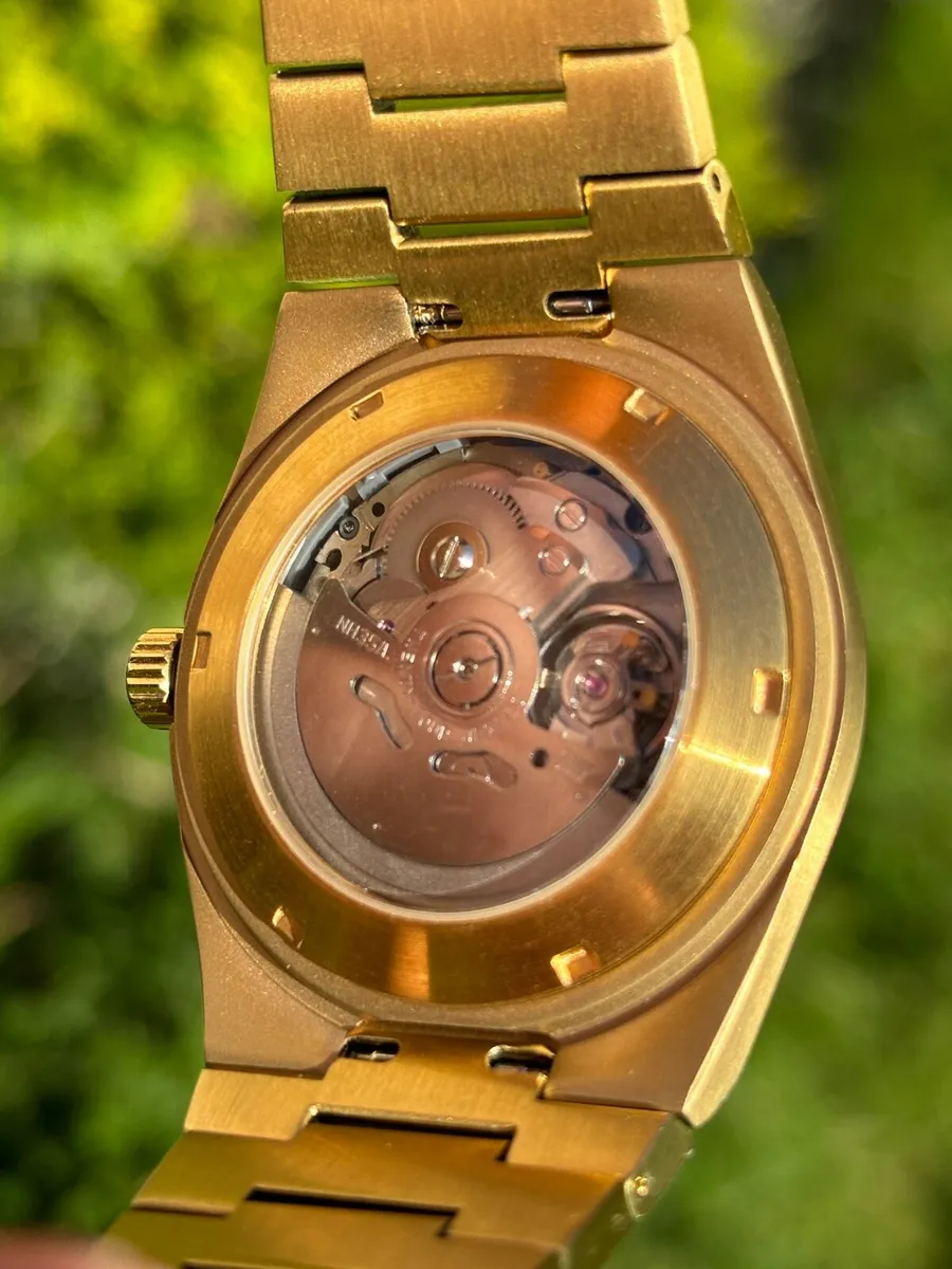 40mm Gold PRX Style Seiko Mod Automatic Watch - Image 3