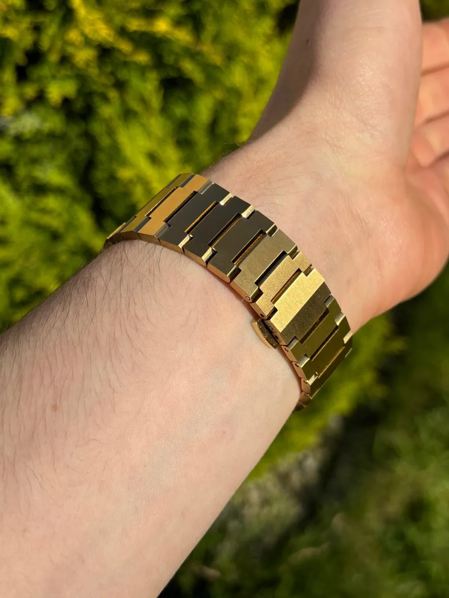 40mm Gold PRX Style Seiko Mod Automatic Watch - Image 4