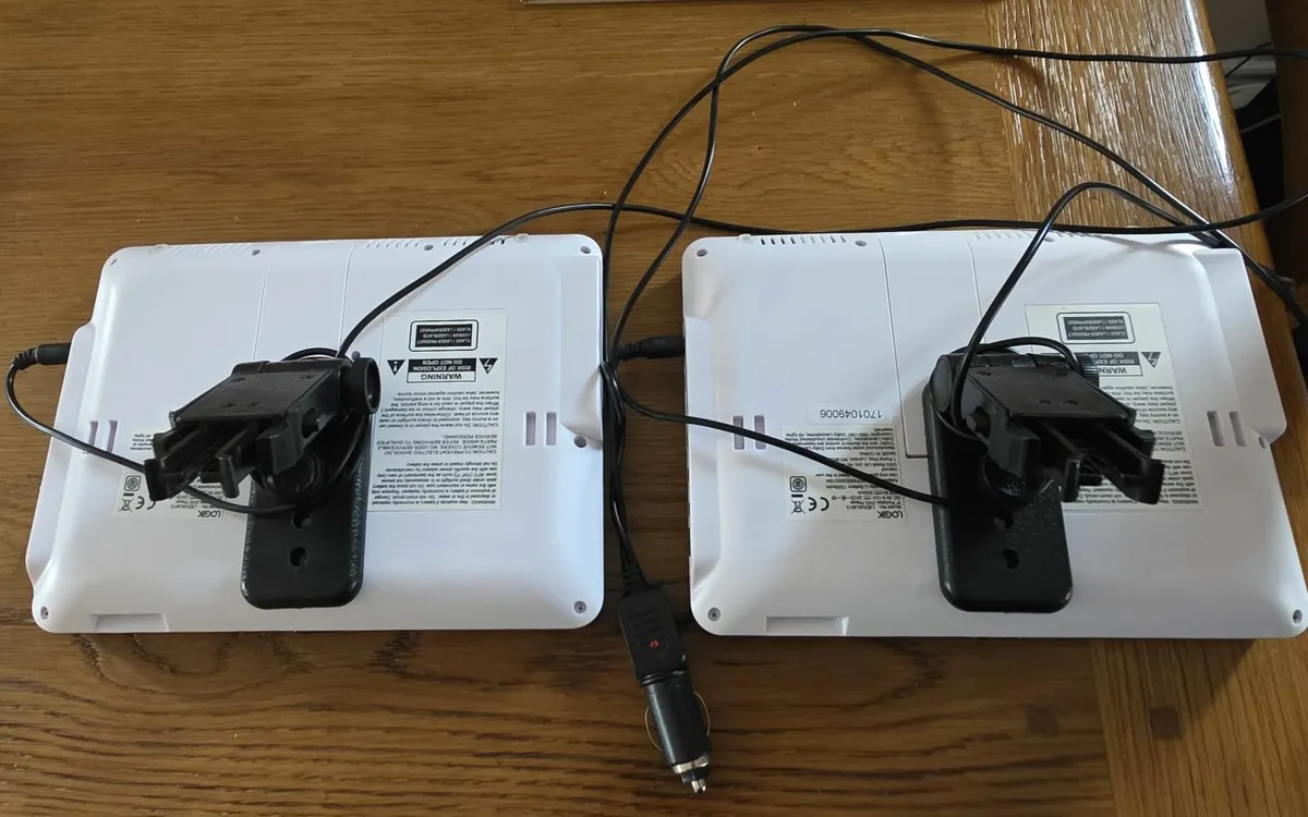 Dual portable DVD players for car & Google Nest Mi - Image 2