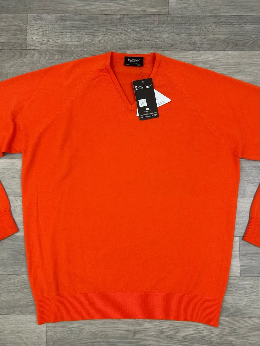 NEW Glenbrae Merino Spirol Golf Jumper Mens Large - Image 2